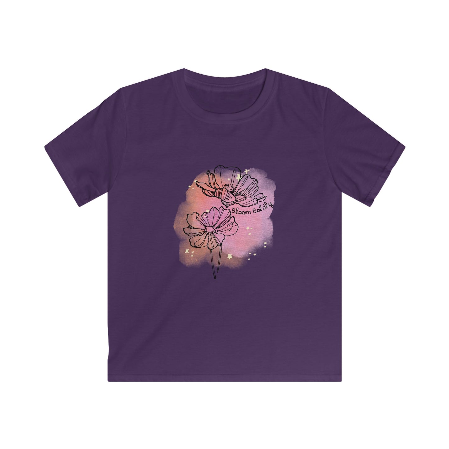 Kids Tee - Bloom Boldly Flowers T-shirt