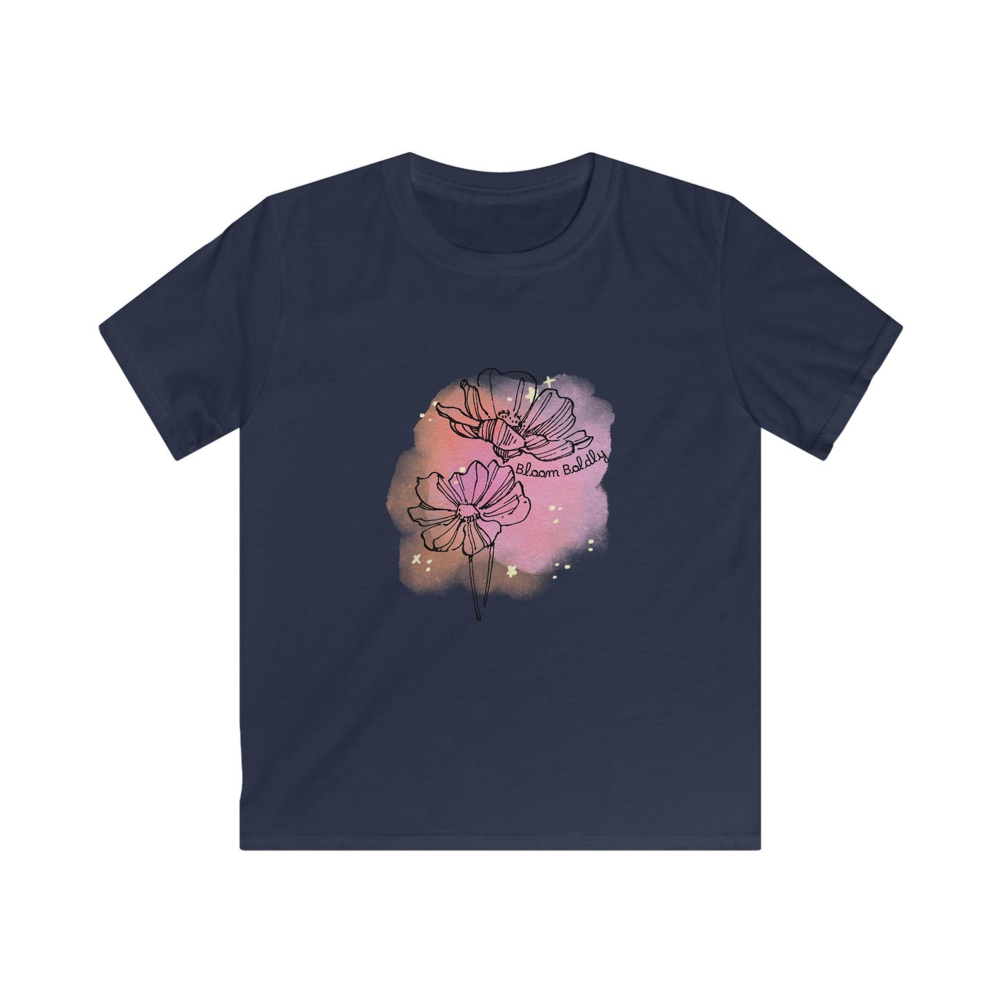 Kids Tee - Bloom Boldly Flowers T-shirt