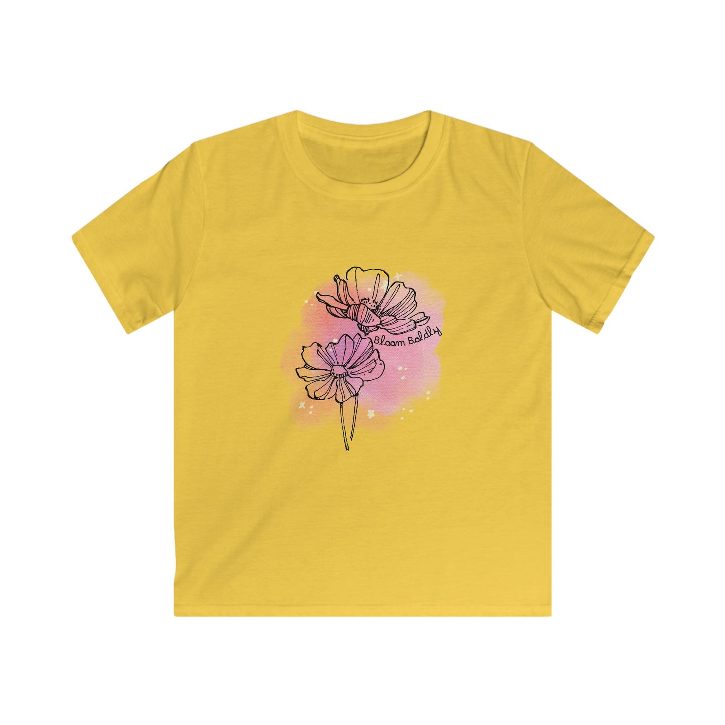 Kids Tee - Bloom Boldly Flowers T-shirt