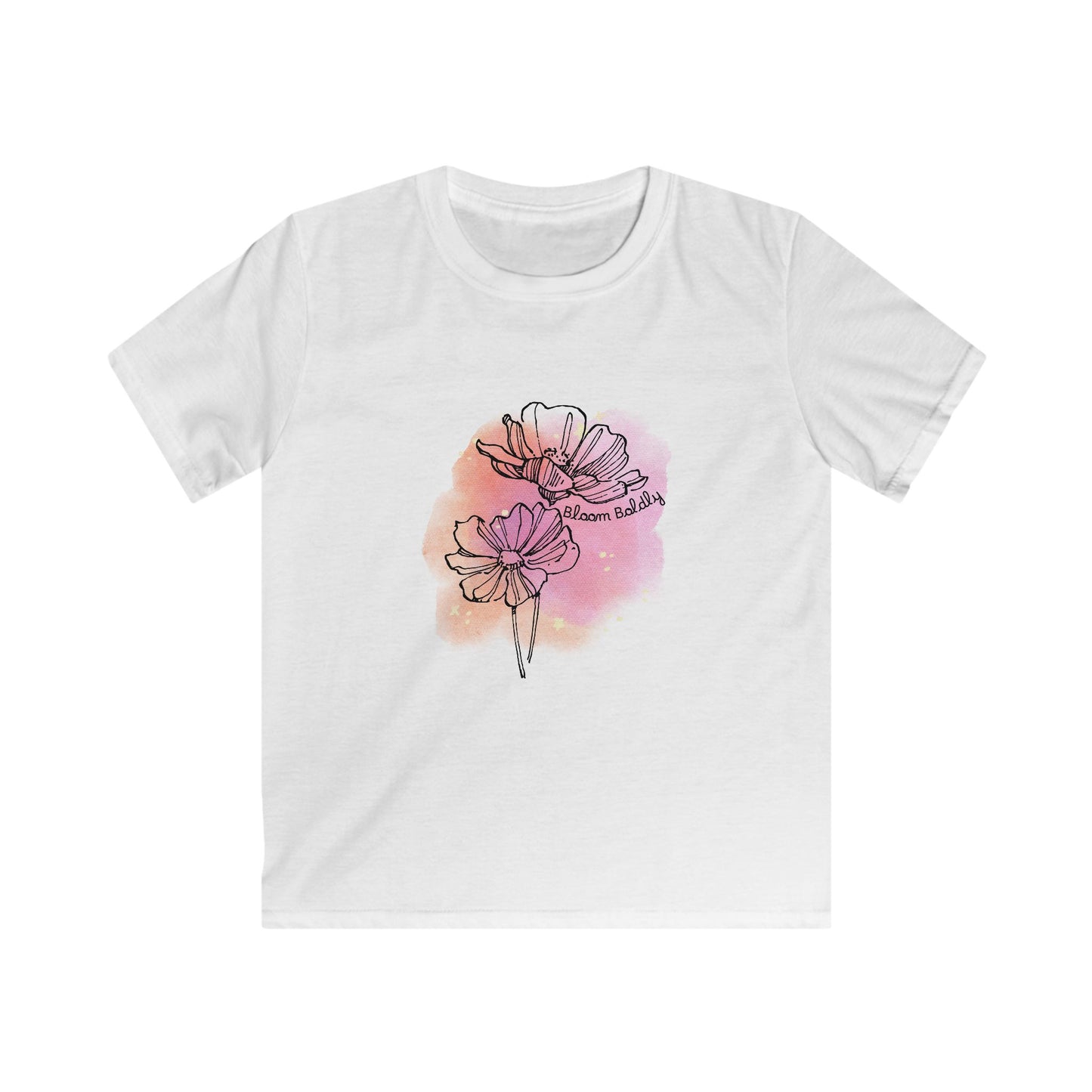 Kids Tee - Bloom Boldly Flowers T-shirt