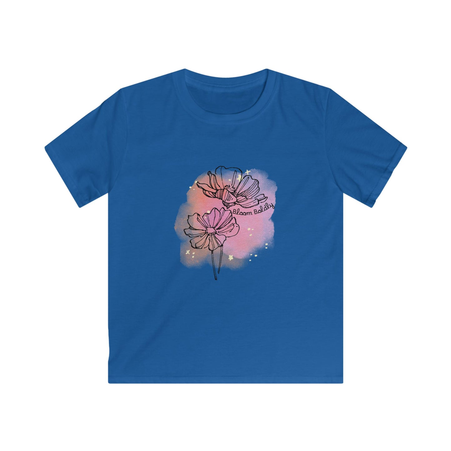 Kids Tee - Bloom Boldly Flowers T-shirt