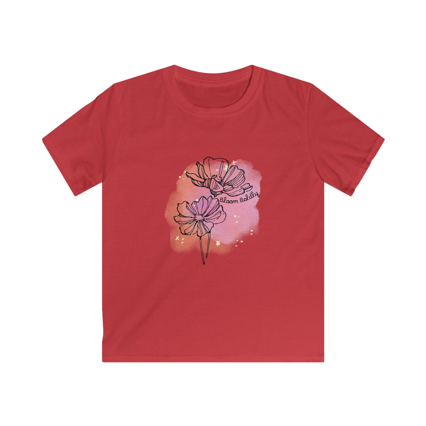 Kids Tee - Bloom Boldly Flowers T-shirt