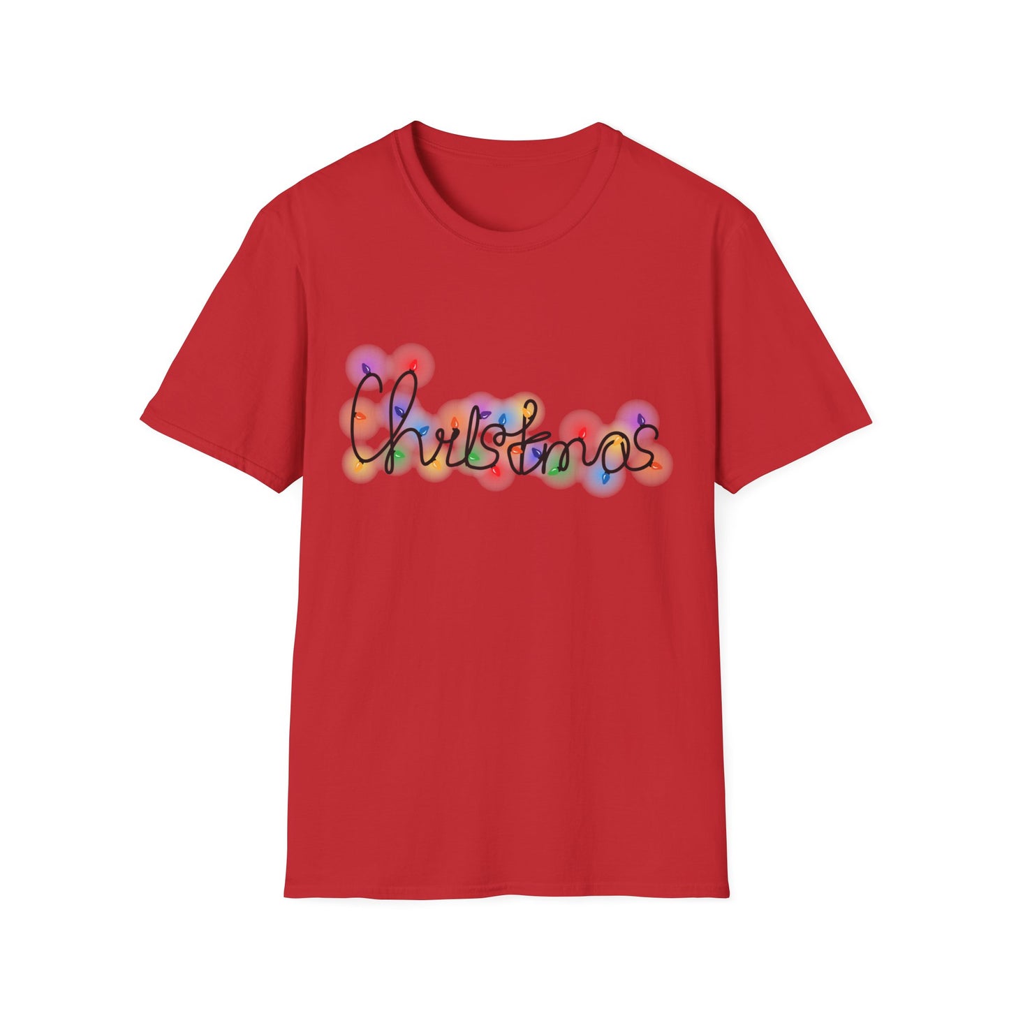 Christmas Lights T-Shirt – Festive Holiday Shirt with String Lights Design