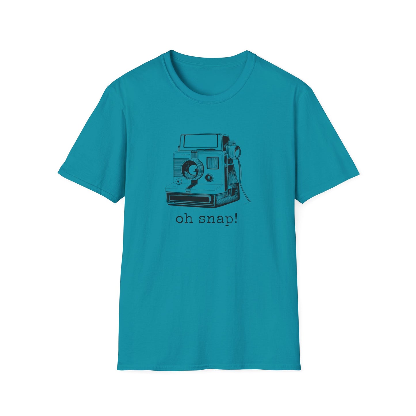 Vintage Camera Softstyle T-Shirt - Oh Snap Design