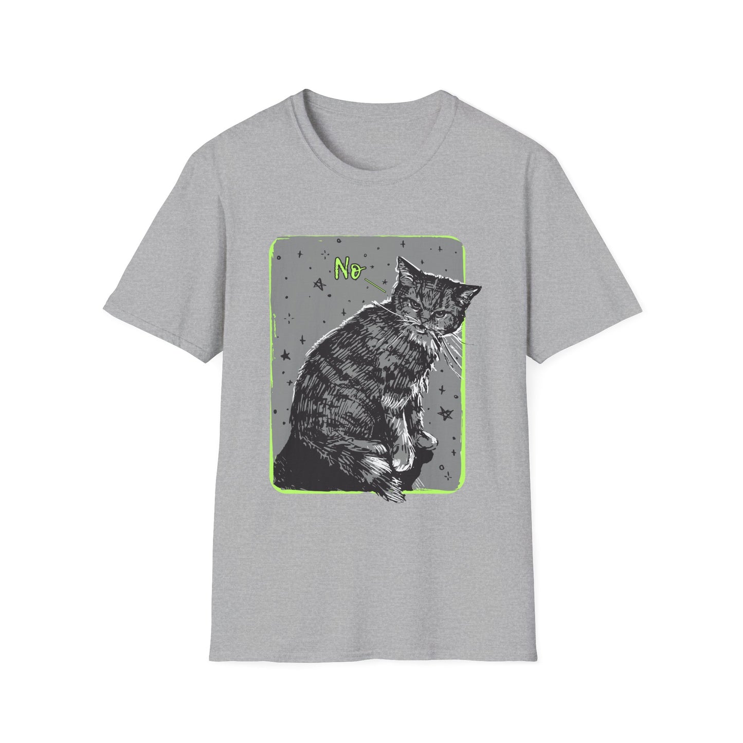 No - Sassy Cat T-Shirt