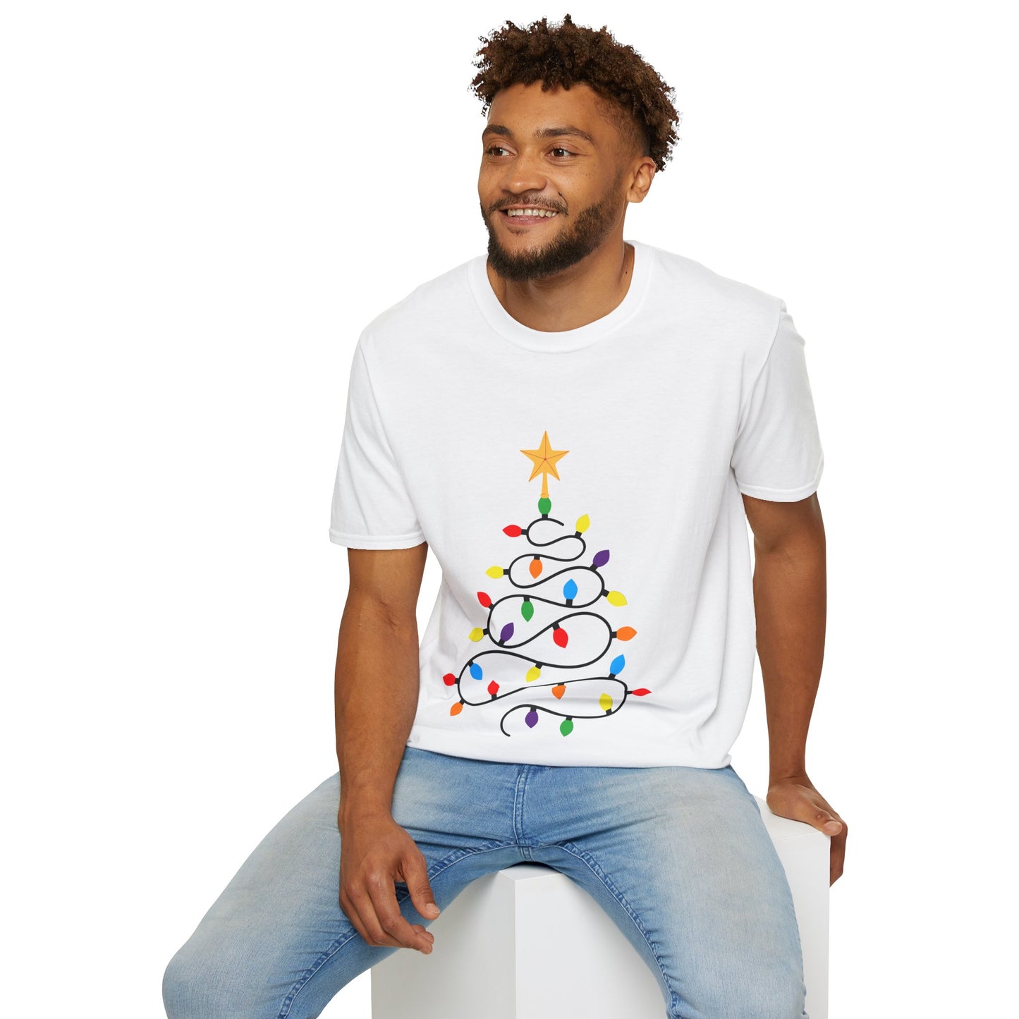 Christmas Tree T-Shirt with Lights