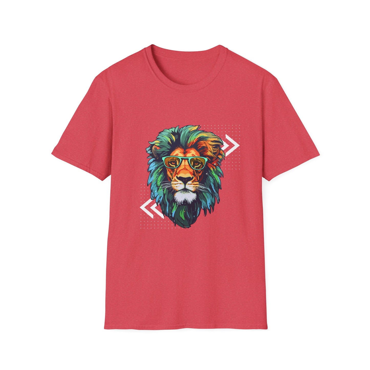 Graffiti-Style Lion with Glasses T-Shirt