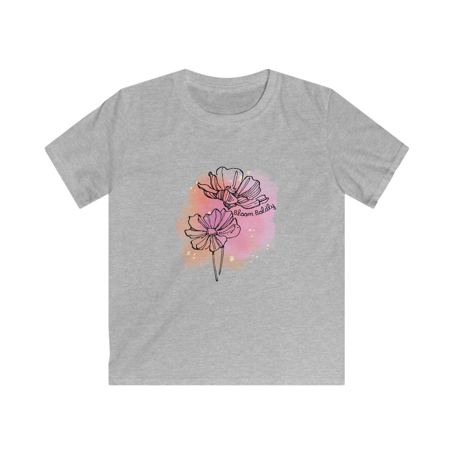 Kids Tee - Bloom Boldly Flowers T-shirt