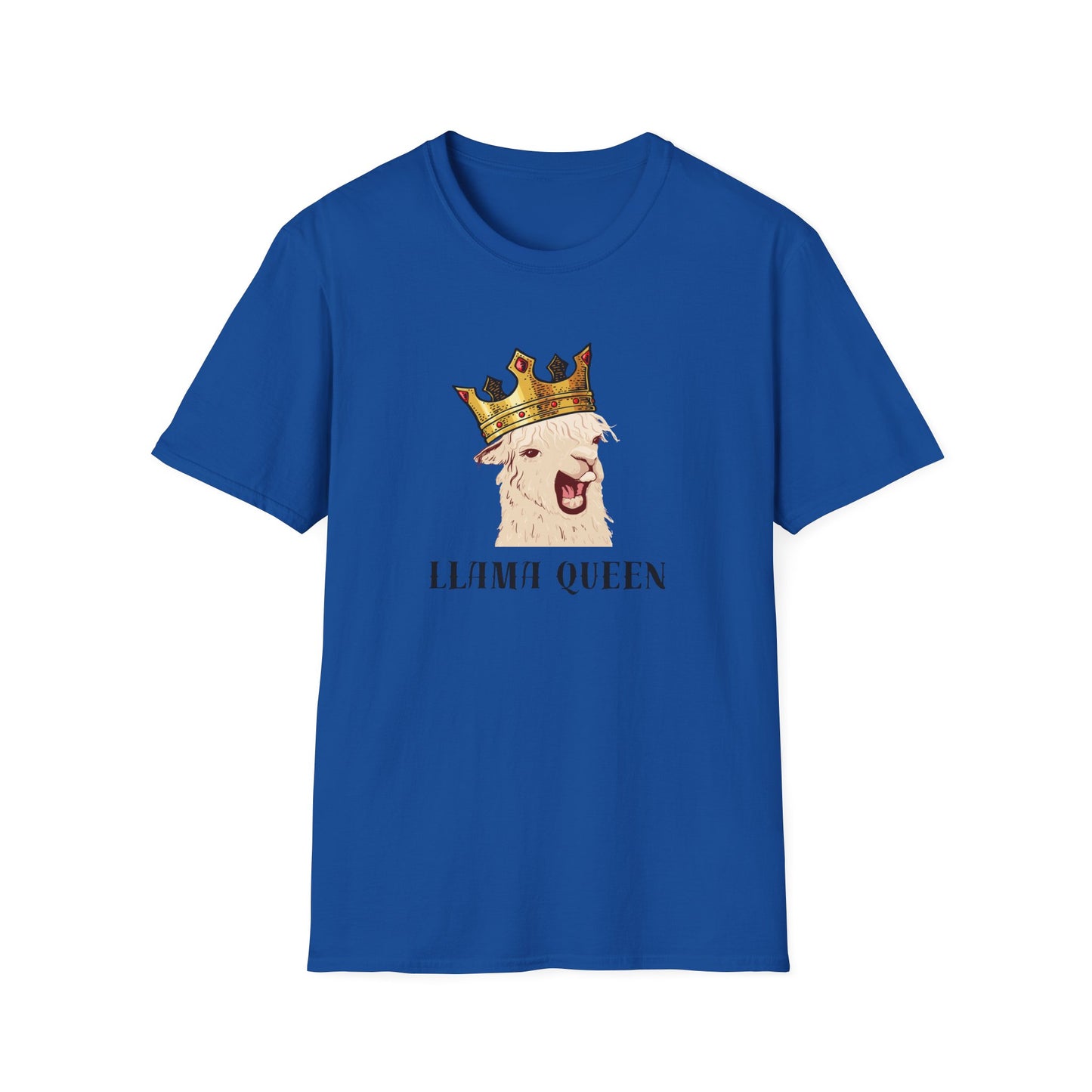 Llama Queen" Funny Llama T-Shirt