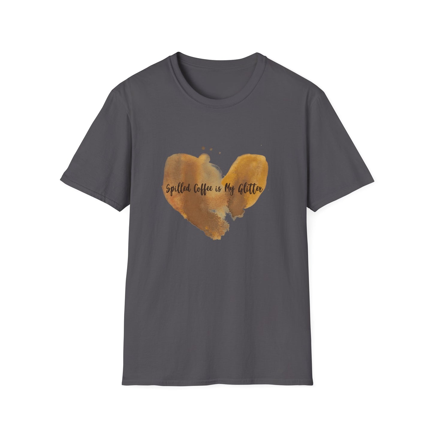 Coffee Lover Parent T-Shirt - Spilled Coffee is My Glitter