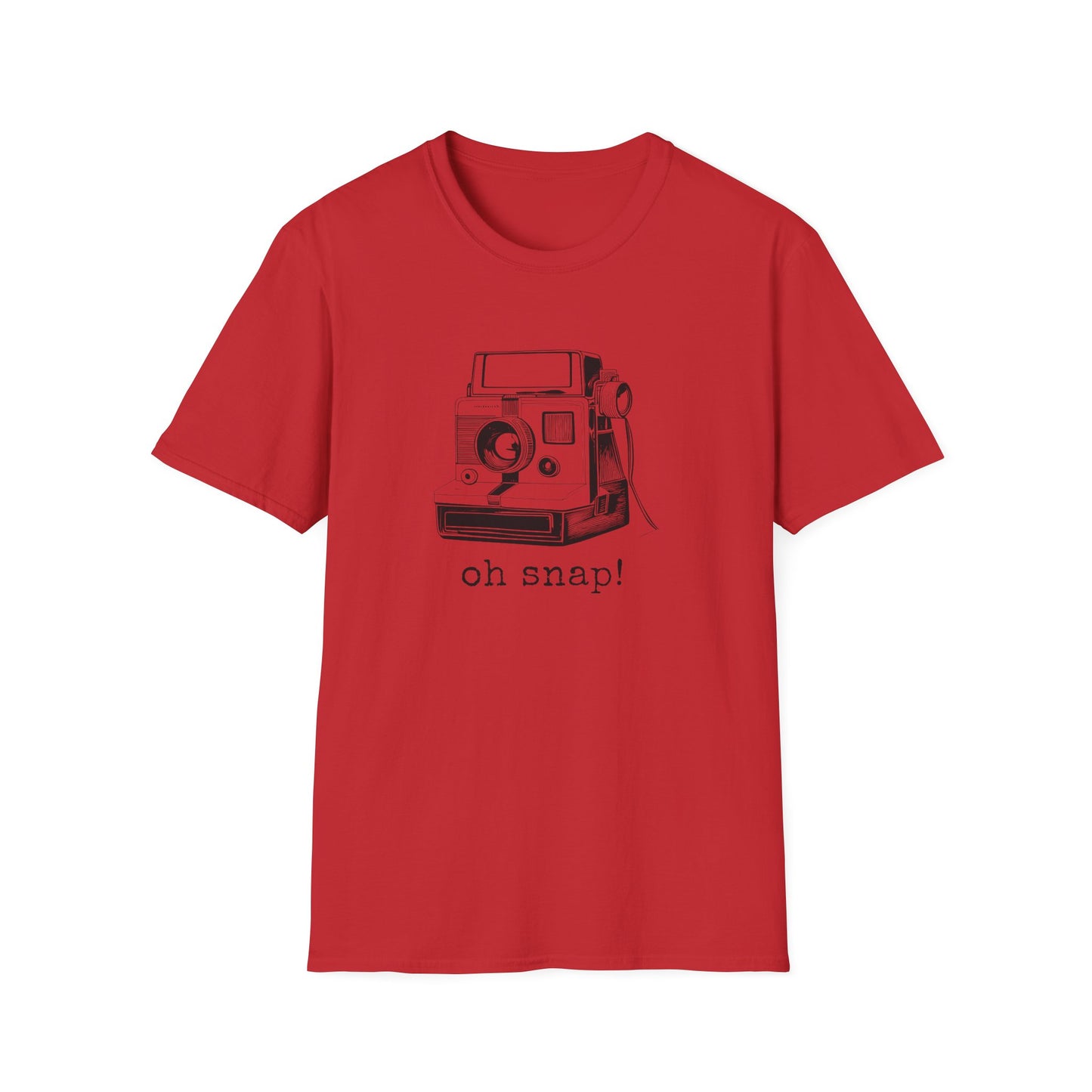 Vintage Camera Softstyle T-Shirt - Oh Snap Design