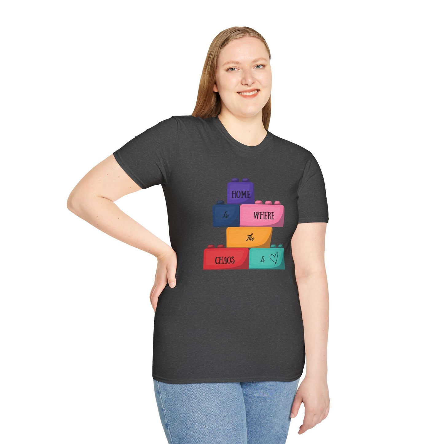 Building Blocks T-Shirt - 'Home Is Where The Chaos Is'