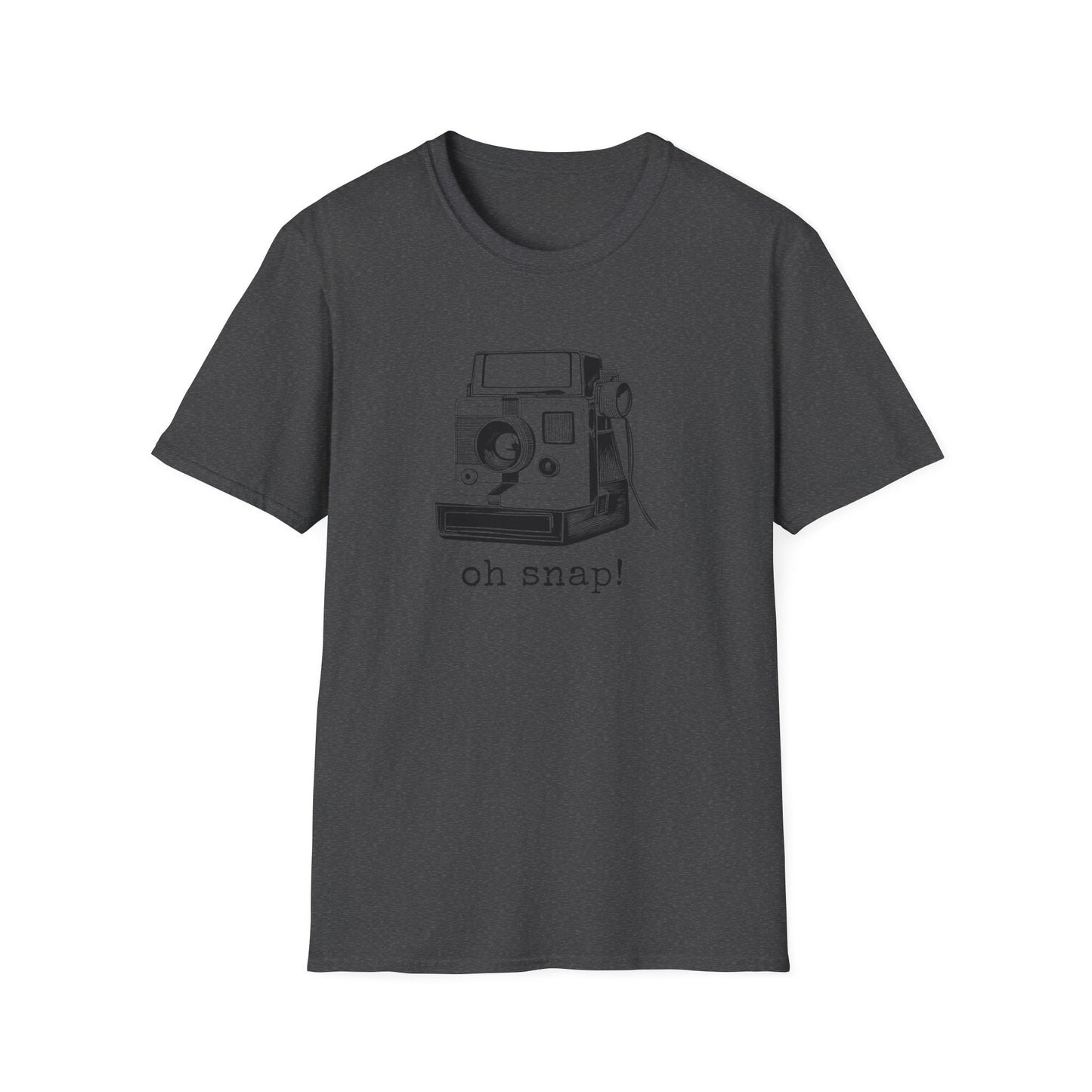 Vintage Camera Softstyle T-Shirt - Oh Snap Design