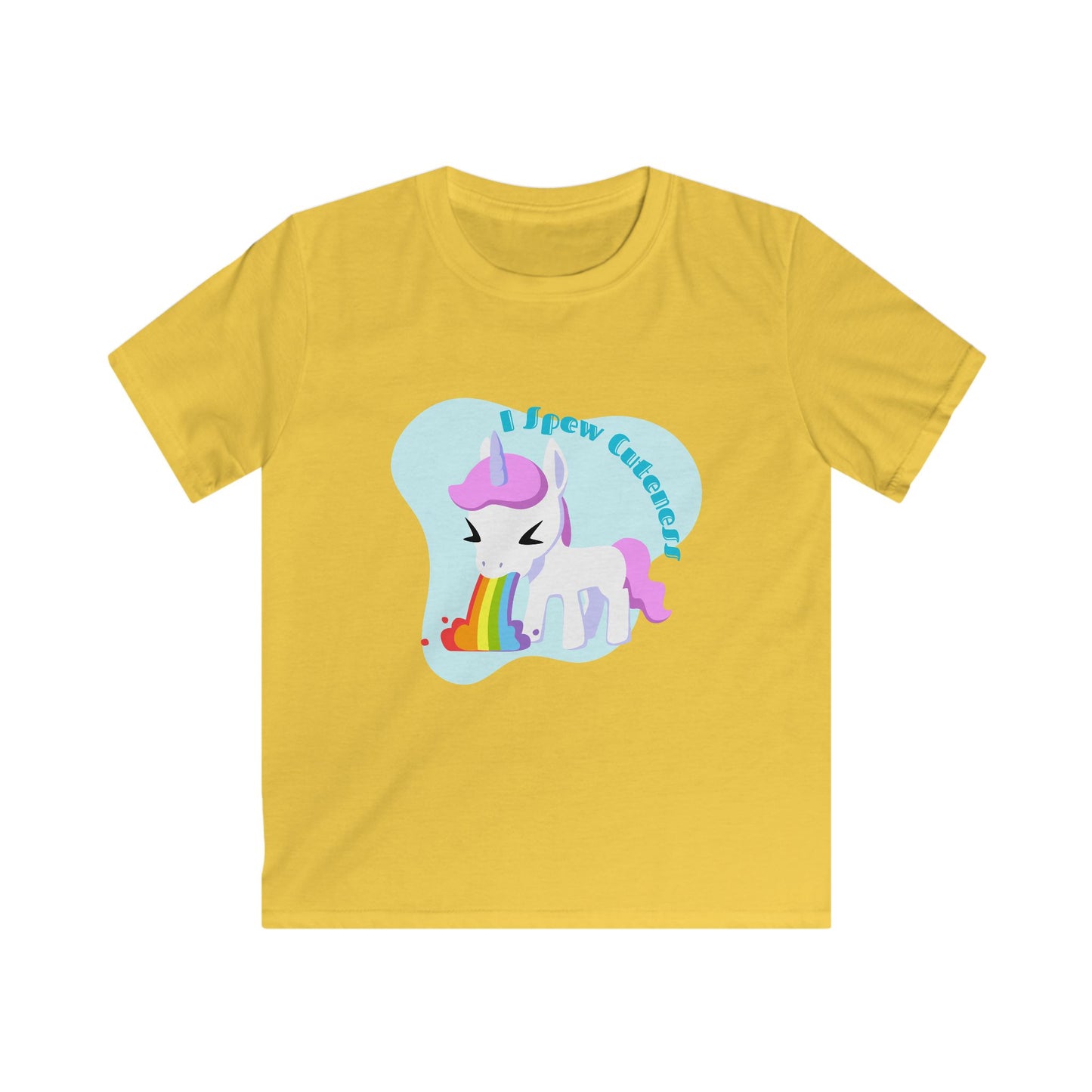 Kids Tee - Unicorn I Spew Cuteness Shirt