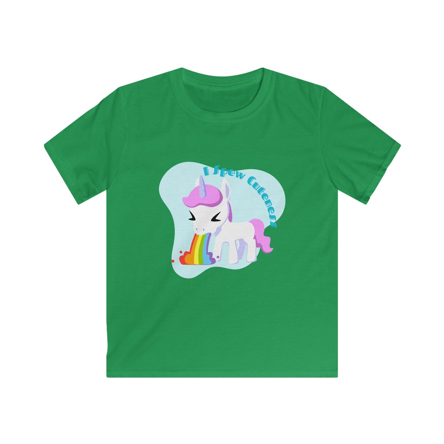 Kids Tee - Unicorn I Spew Cuteness Shirt