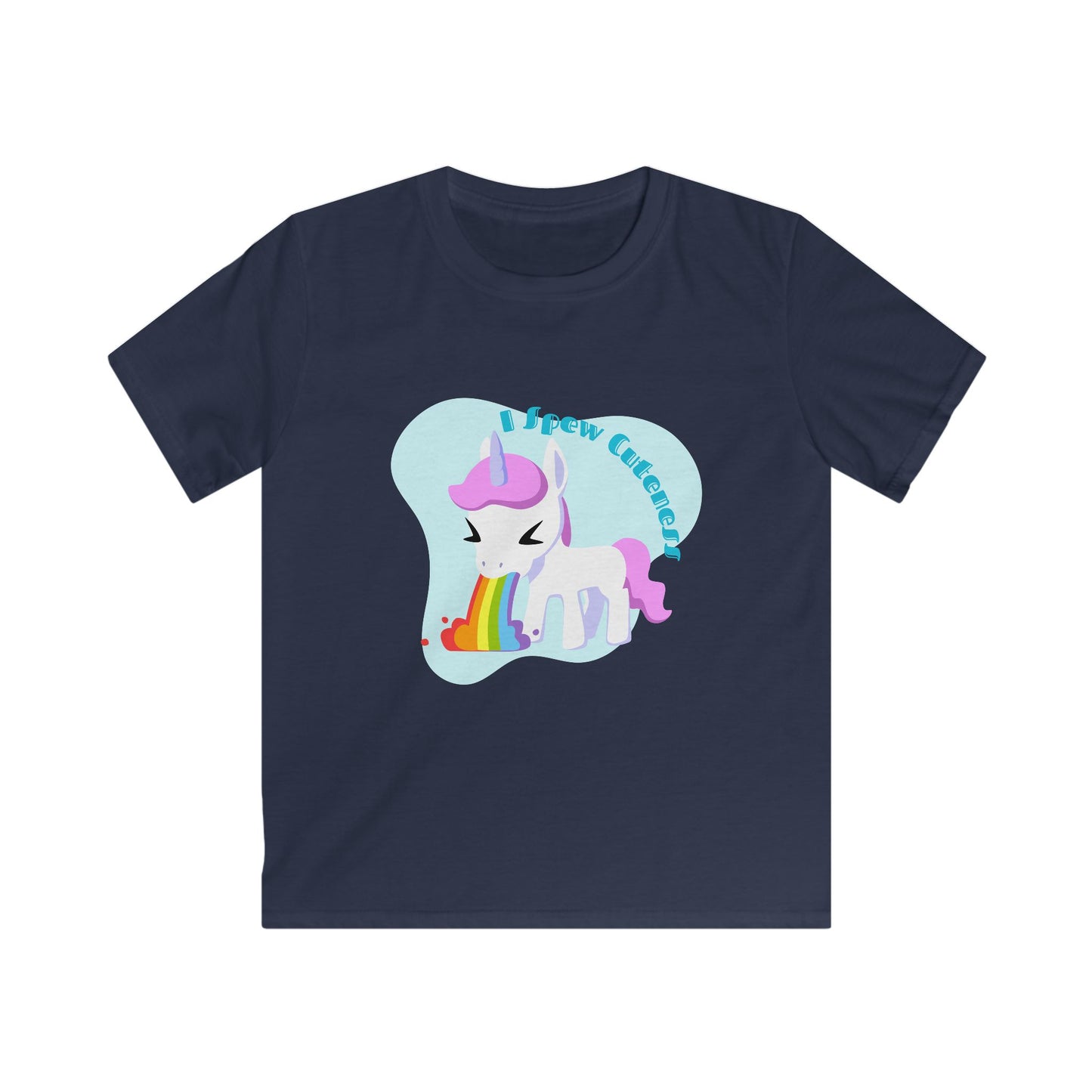 Kids Tee - Unicorn I Spew Cuteness Shirt