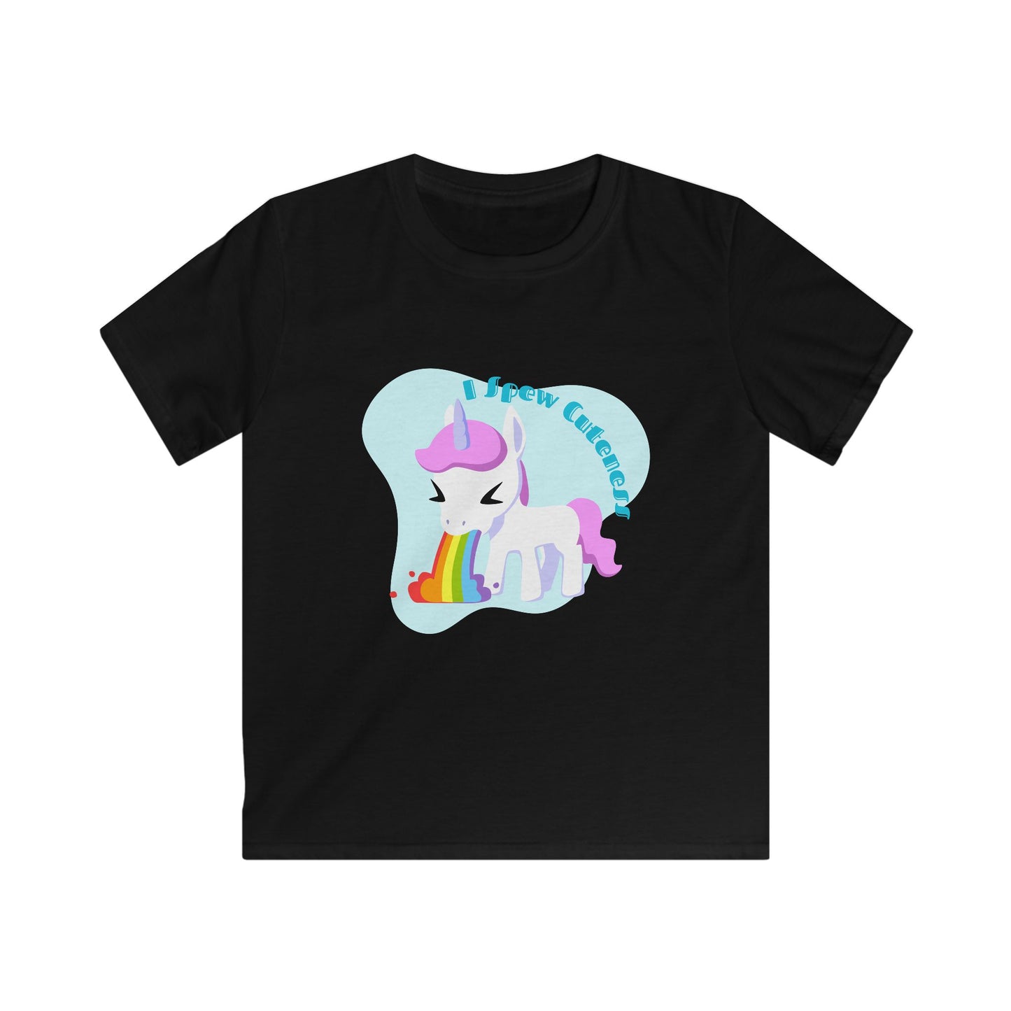 Kids Tee - Unicorn I Spew Cuteness Shirt