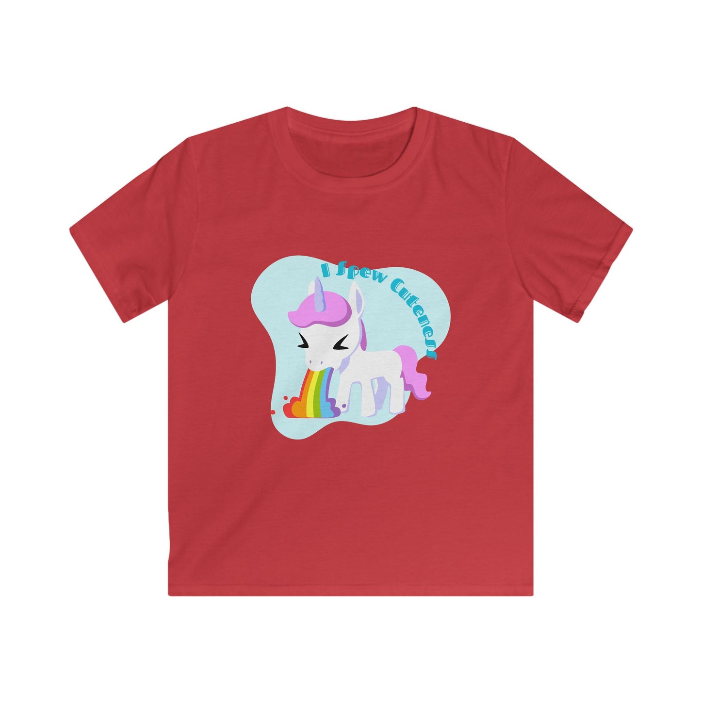 Kids Tee - Unicorn I Spew Cuteness Shirt