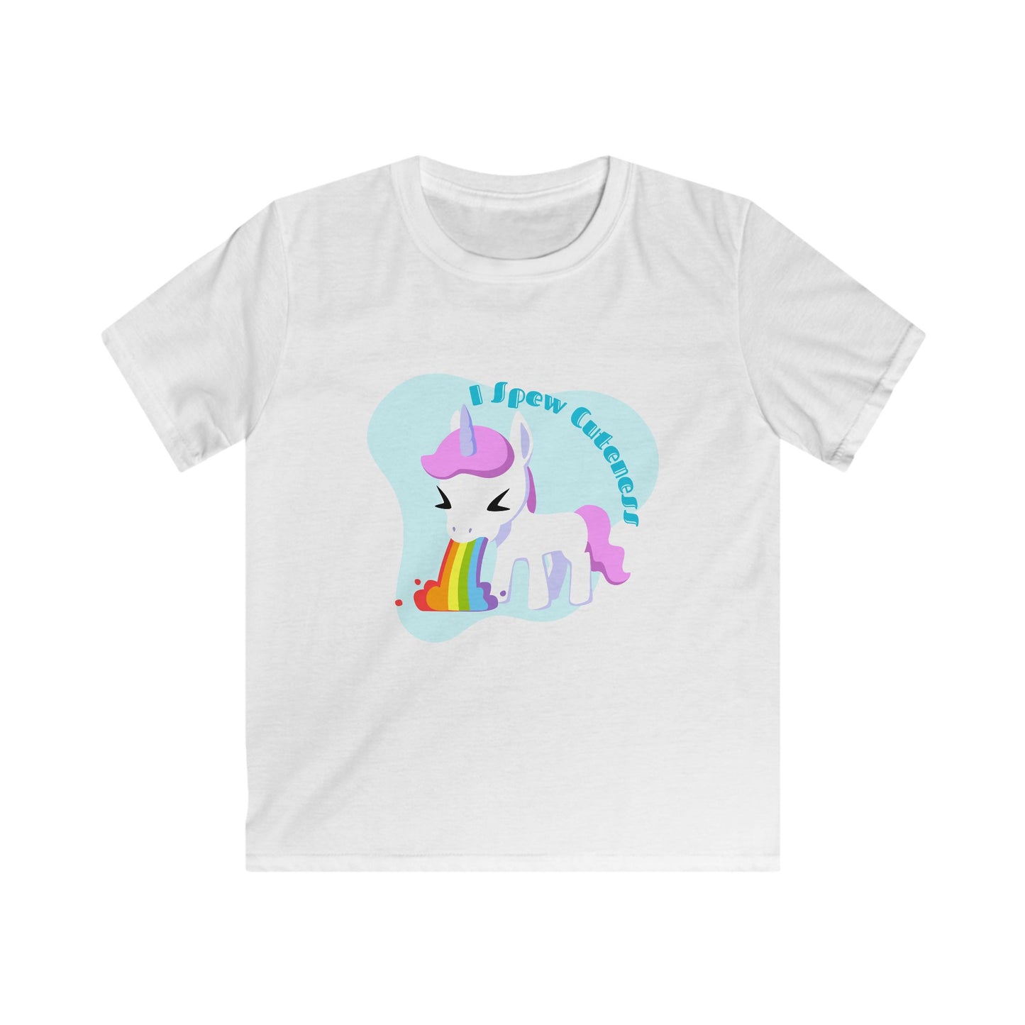 Kids Tee - Unicorn I Spew Cuteness Shirt