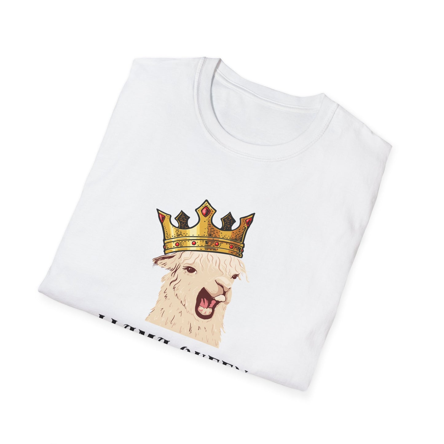 Llama Queen" Funny Llama T-Shirt