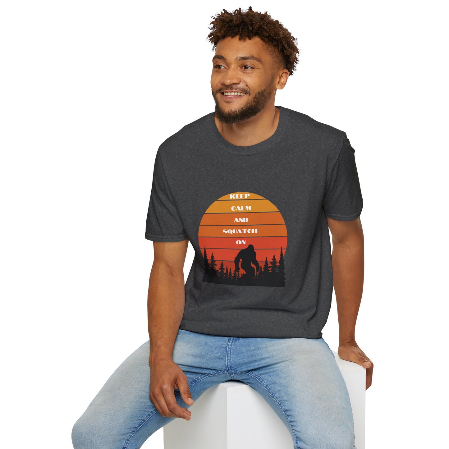 Sasquatch Sunset T-Shirt - "Keep Calm and Squatch On"