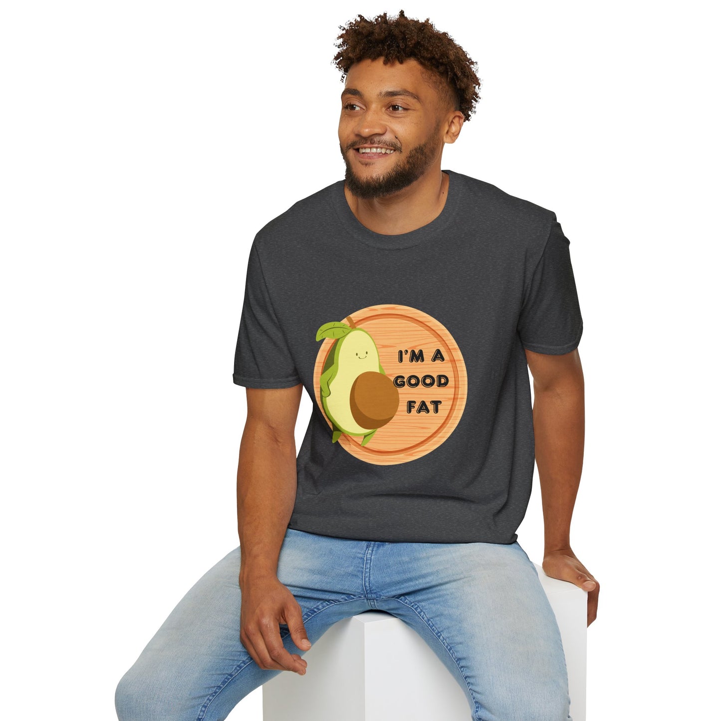 Avocado T-Shirt - "I'm a Good Fat"