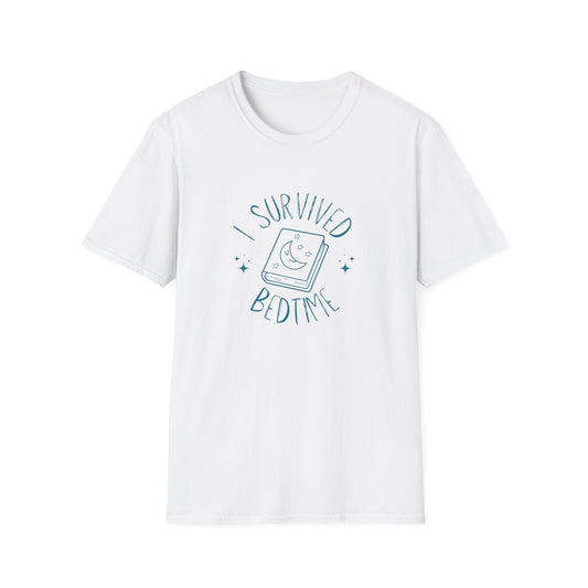 Parenting Survival Unisex Softstyle T-Shirt | I Survived Bedtime Shirt