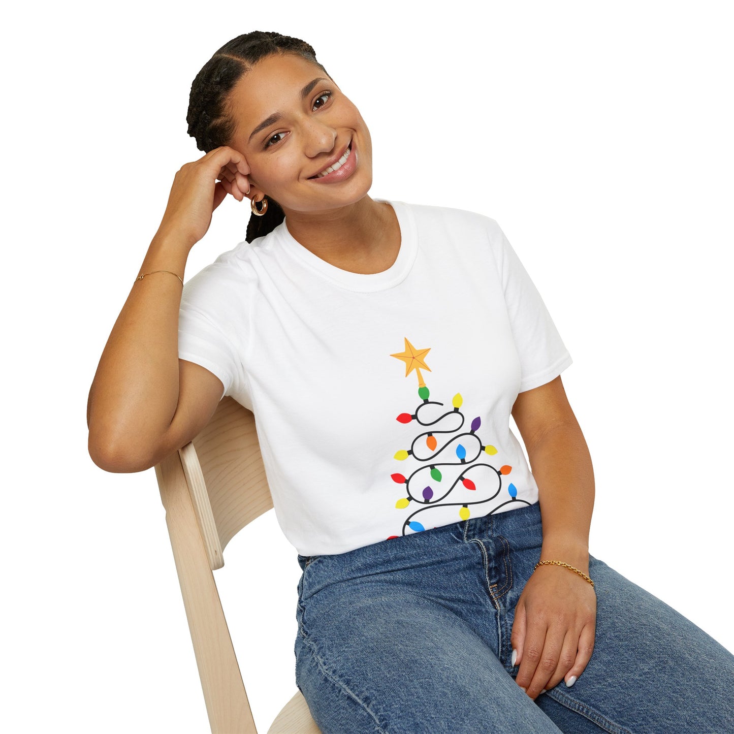 Christmas Tree T-Shirt with Lights