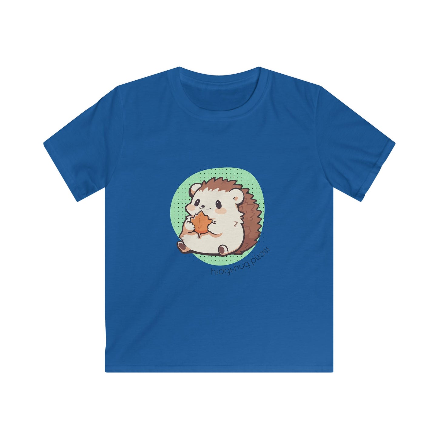 Hedge-hug, Please Kids T-Shirt – Cute Hedgehog Design