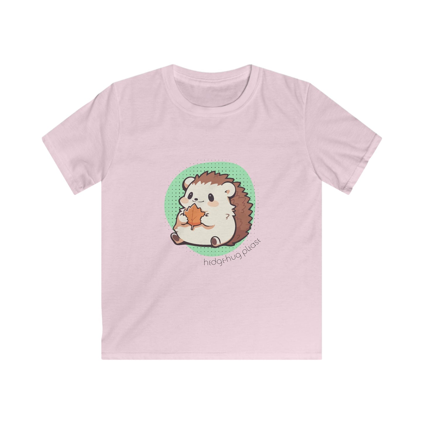 Hedge-hug, Please Kids T-Shirt – Cute Hedgehog Design