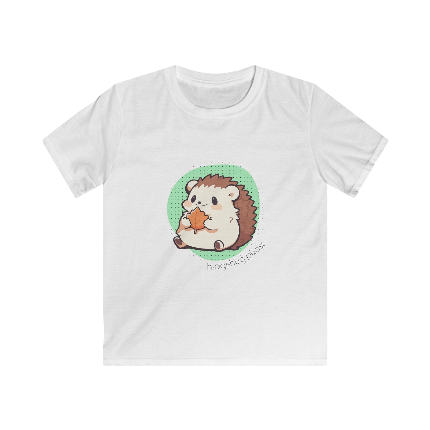 Hedge-hug, Please Kids T-Shirt – Cute Hedgehog Design