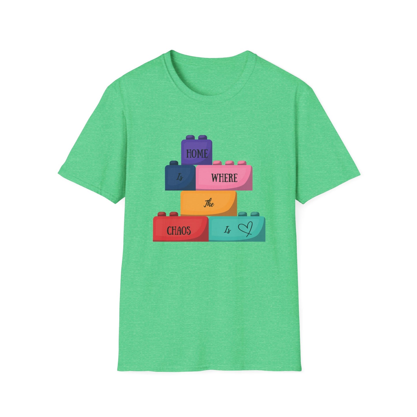 Building Blocks T-Shirt - 'Home Is Where The Chaos Is'