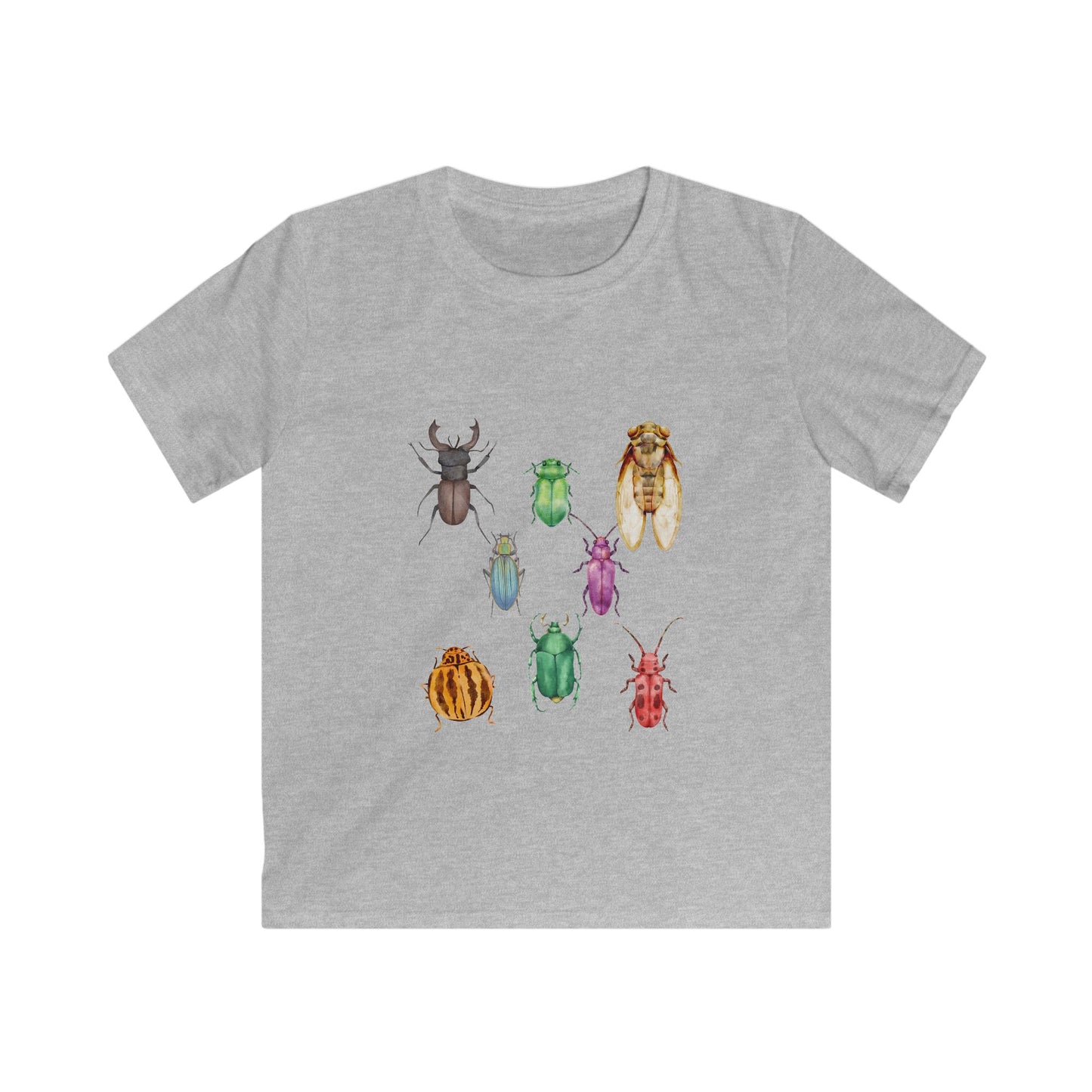 Kids T-Shirt Bugs Design Softstyle Tee