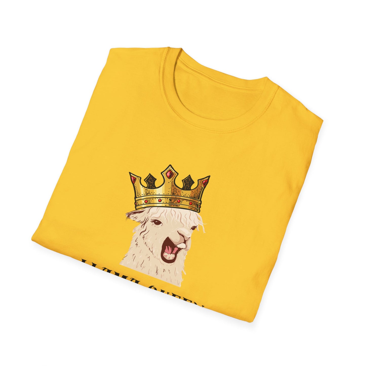 Llama Queen" Funny Llama T-Shirt