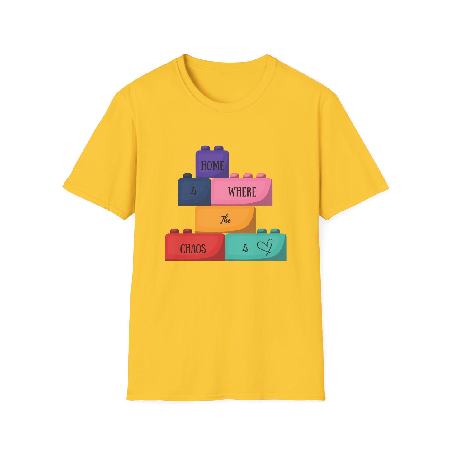 Building Blocks T-Shirt - 'Home Is Where The Chaos Is'