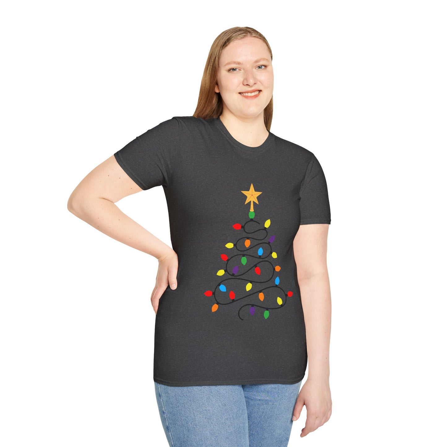 Christmas Tree T-Shirt with Lights