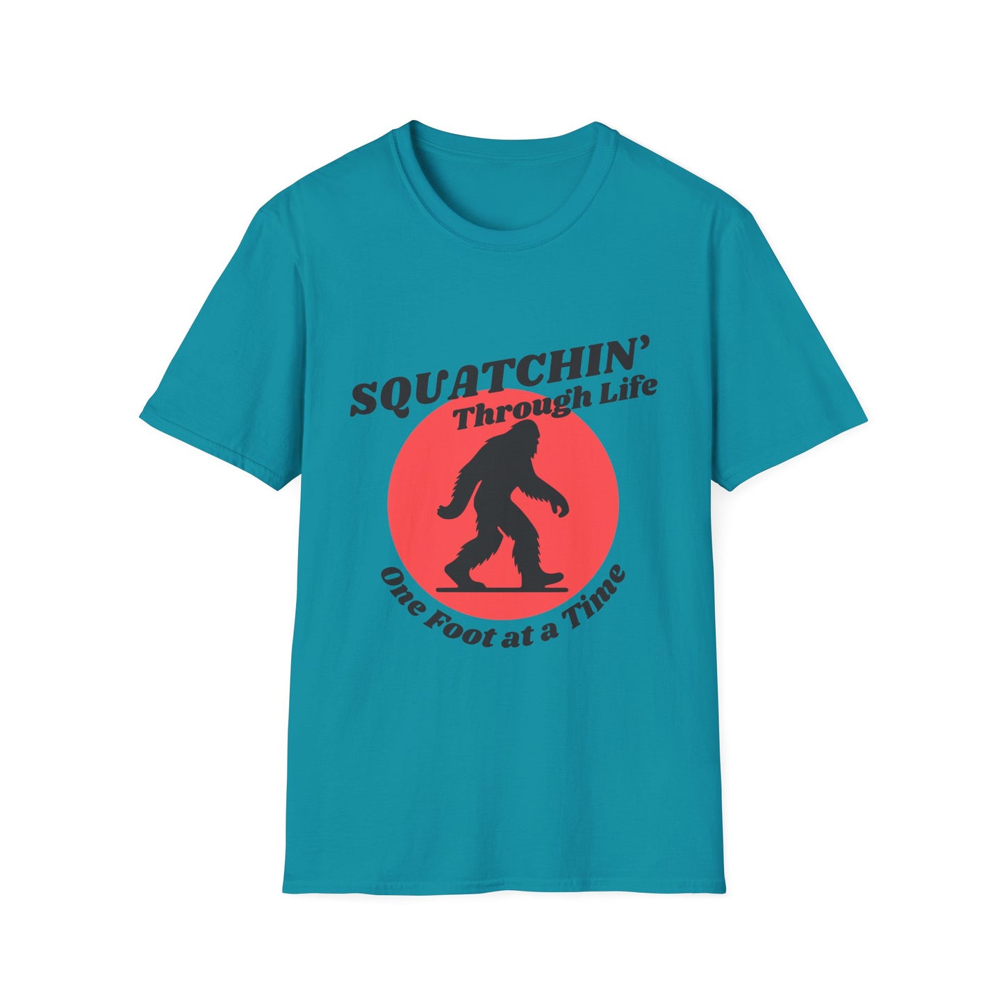 Sasquatch Softstyle T-Shirt: Squatchin' Through Life