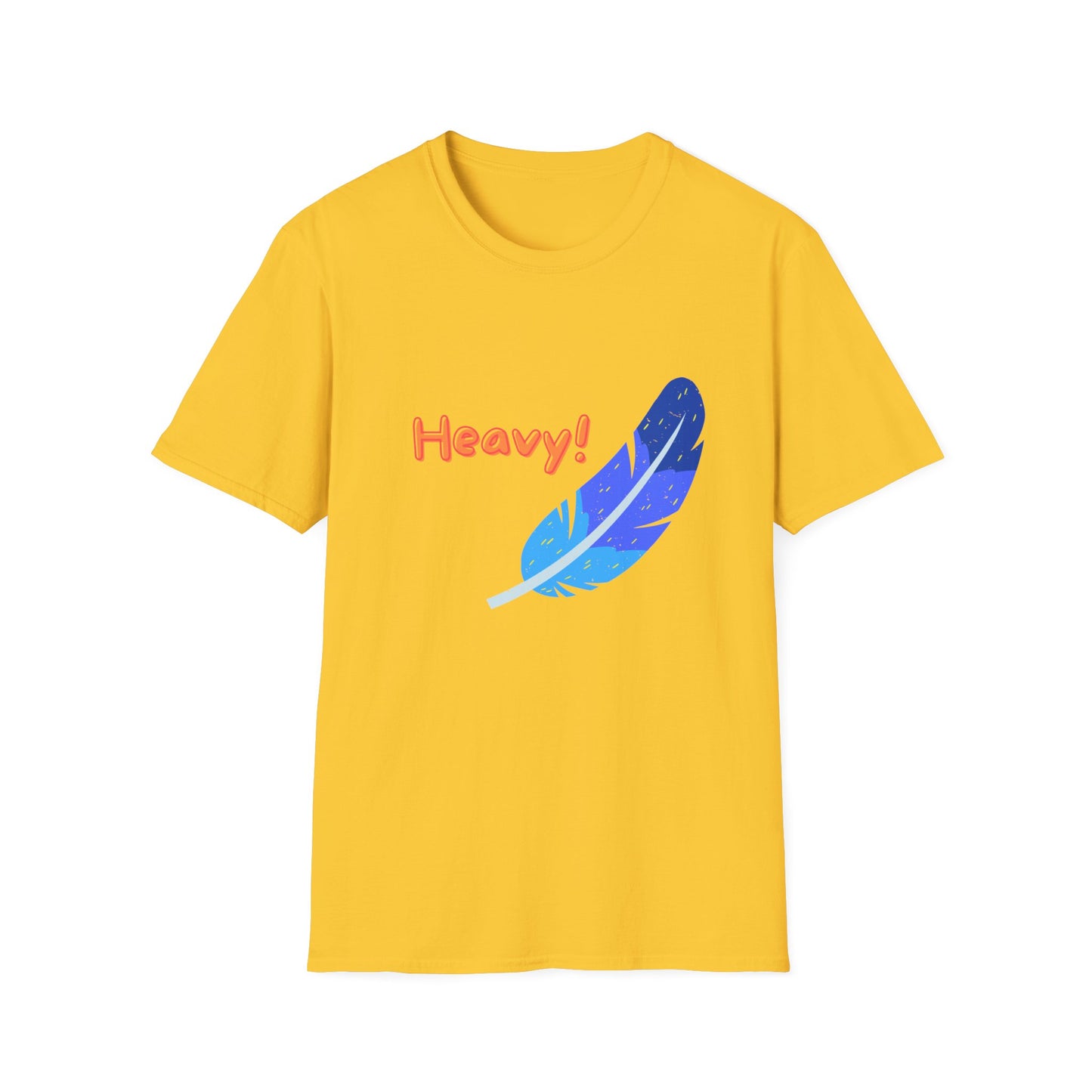 Heavy! Feather Wand T-shirt – Fun Playful Quote Shirt