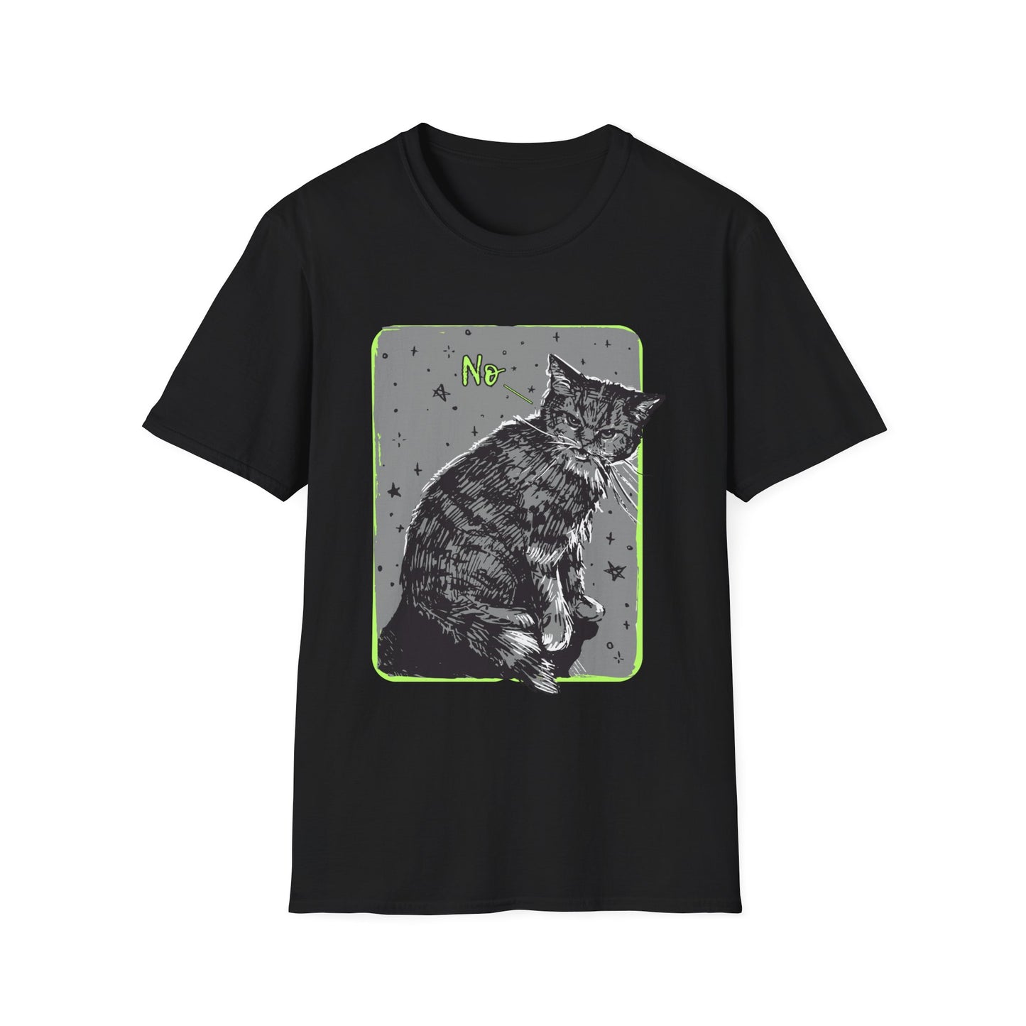 No - Sassy Cat T-Shirt