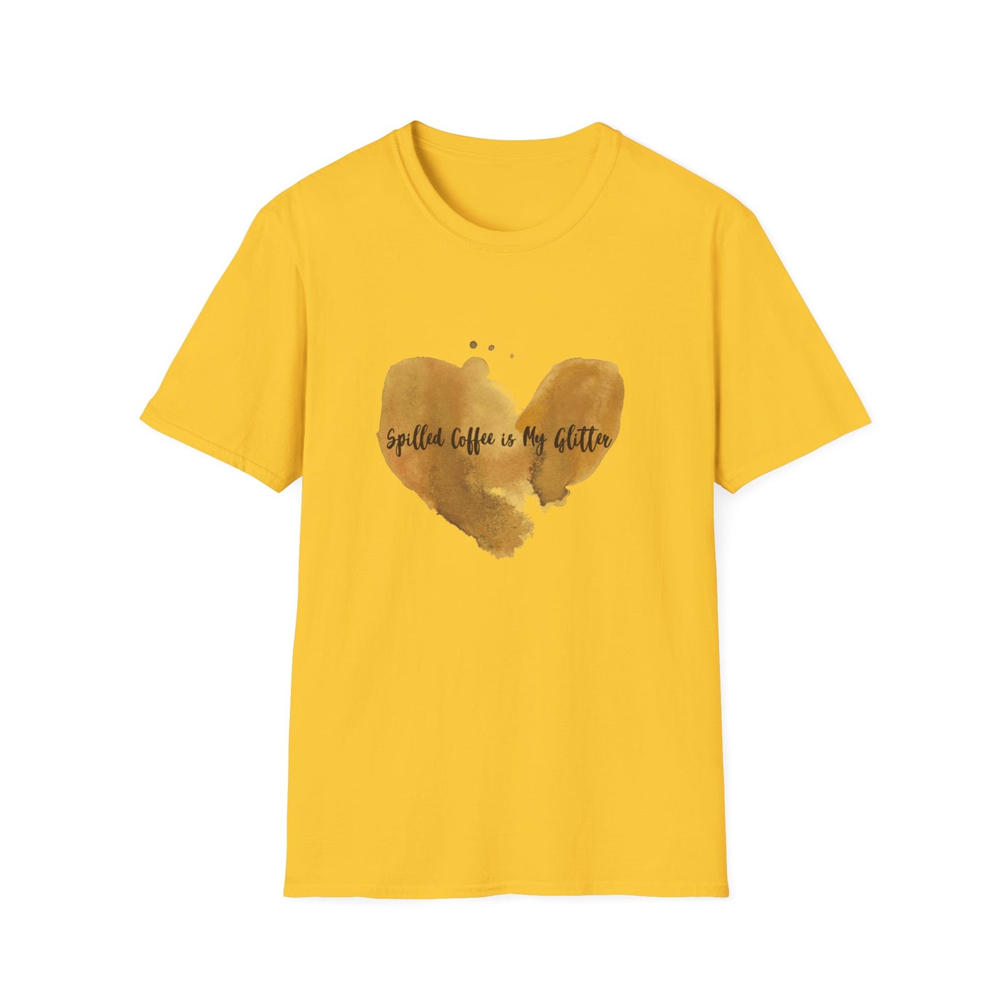 Coffee Lover Parent T-Shirt - Spilled Coffee is My Glitter