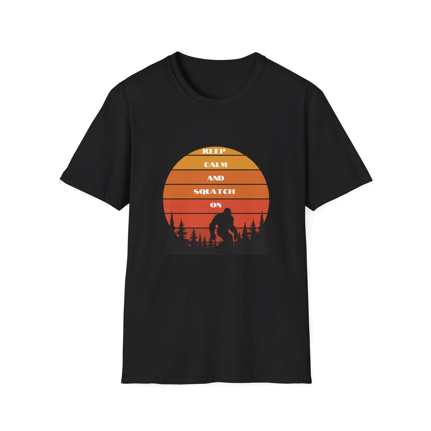 Sasquatch Sunset T-Shirt - "Keep Calm and Squatch On"