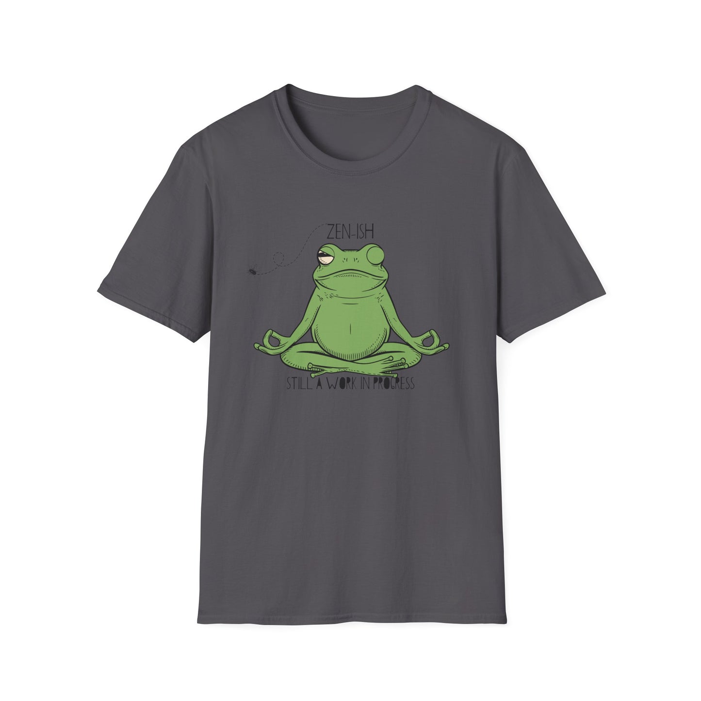 Frog Meditation T-Shirt - "Zen-ish... Still a Work in Progress