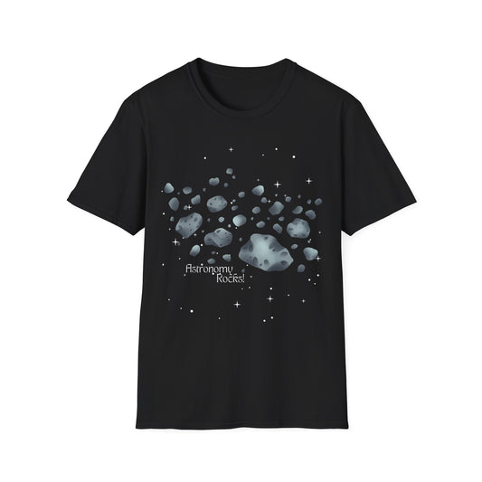 Astronomy Rocks T-Shirt with Asteroid Graphics