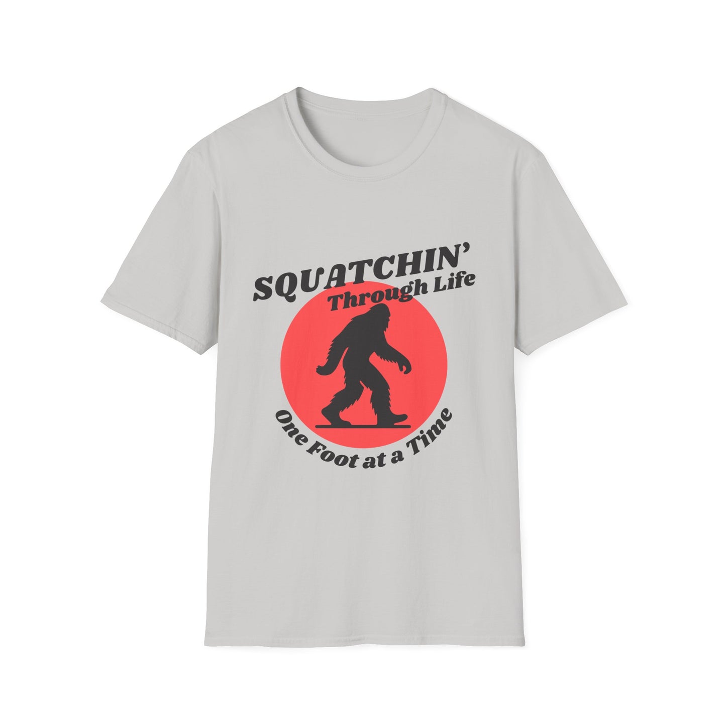 Sasquatch Softstyle T-Shirt: Squatchin' Through Life