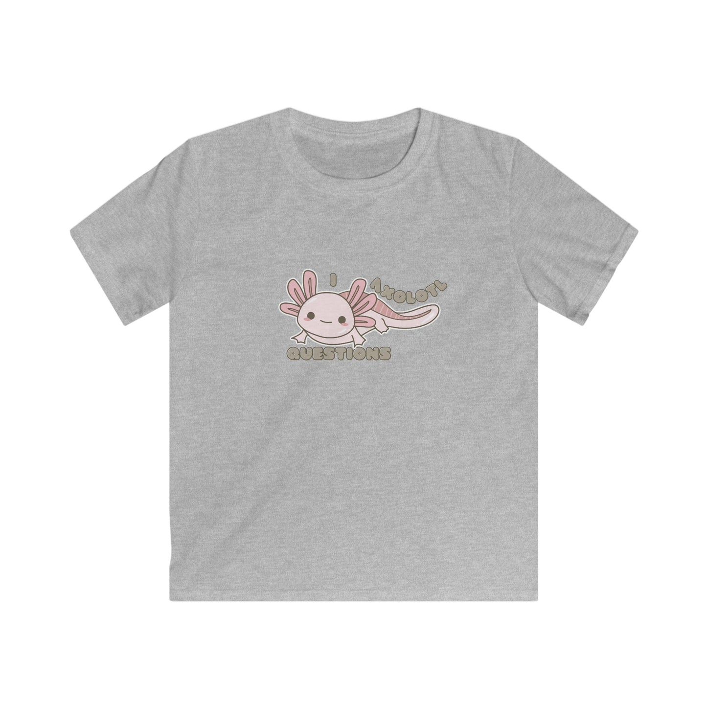 I Axolotl Questions Kids T-Shirt – Cute Axolotl Design