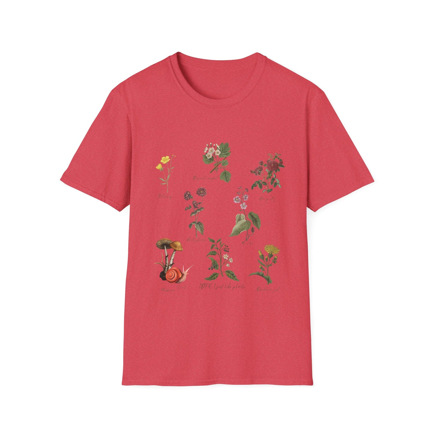 Plant Lover T-Shirt - Random Plants Design