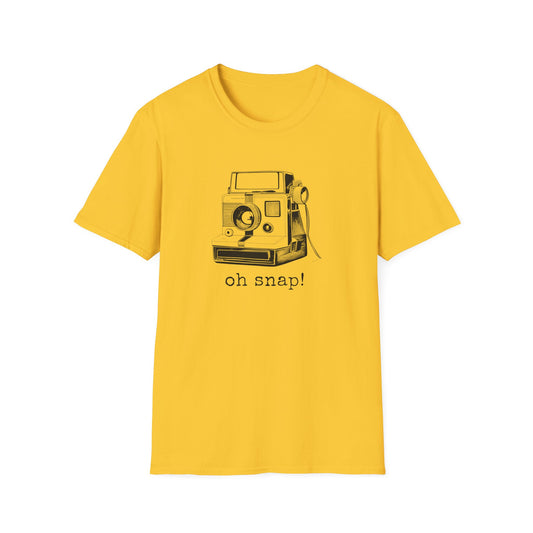 Vintage Camera Softstyle T-Shirt - Oh Snap Design