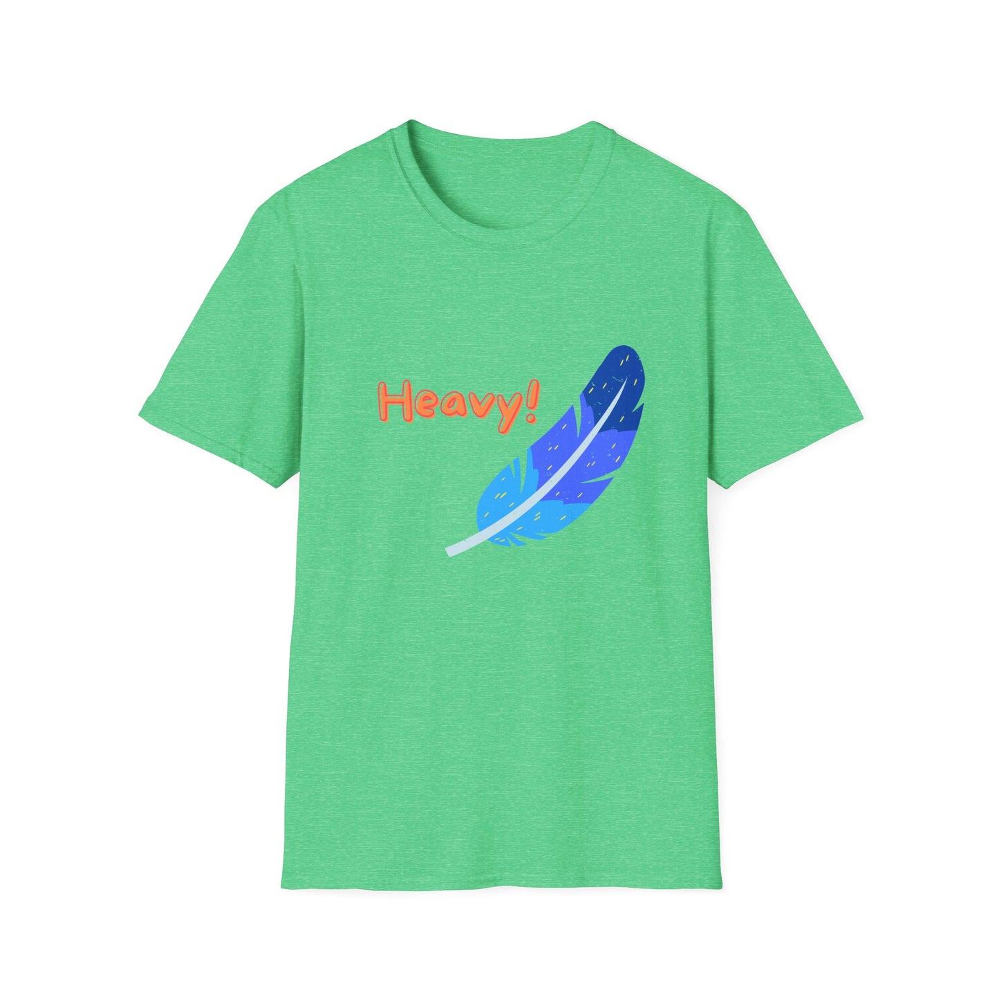 Heavy! Feather Wand T-shirt – Fun Playful Quote Shirt