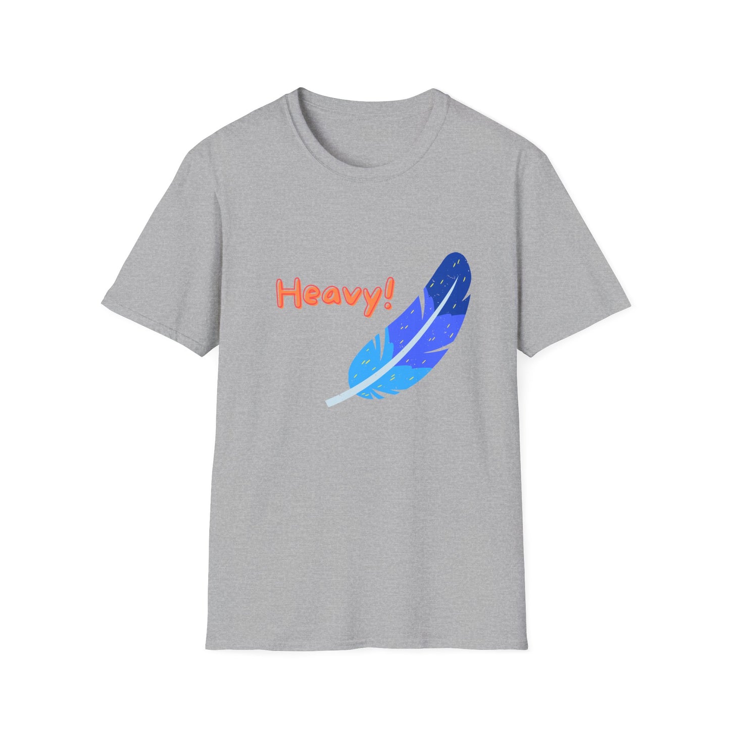 Heavy! Feather Wand T-shirt – Fun Playful Quote Shirt