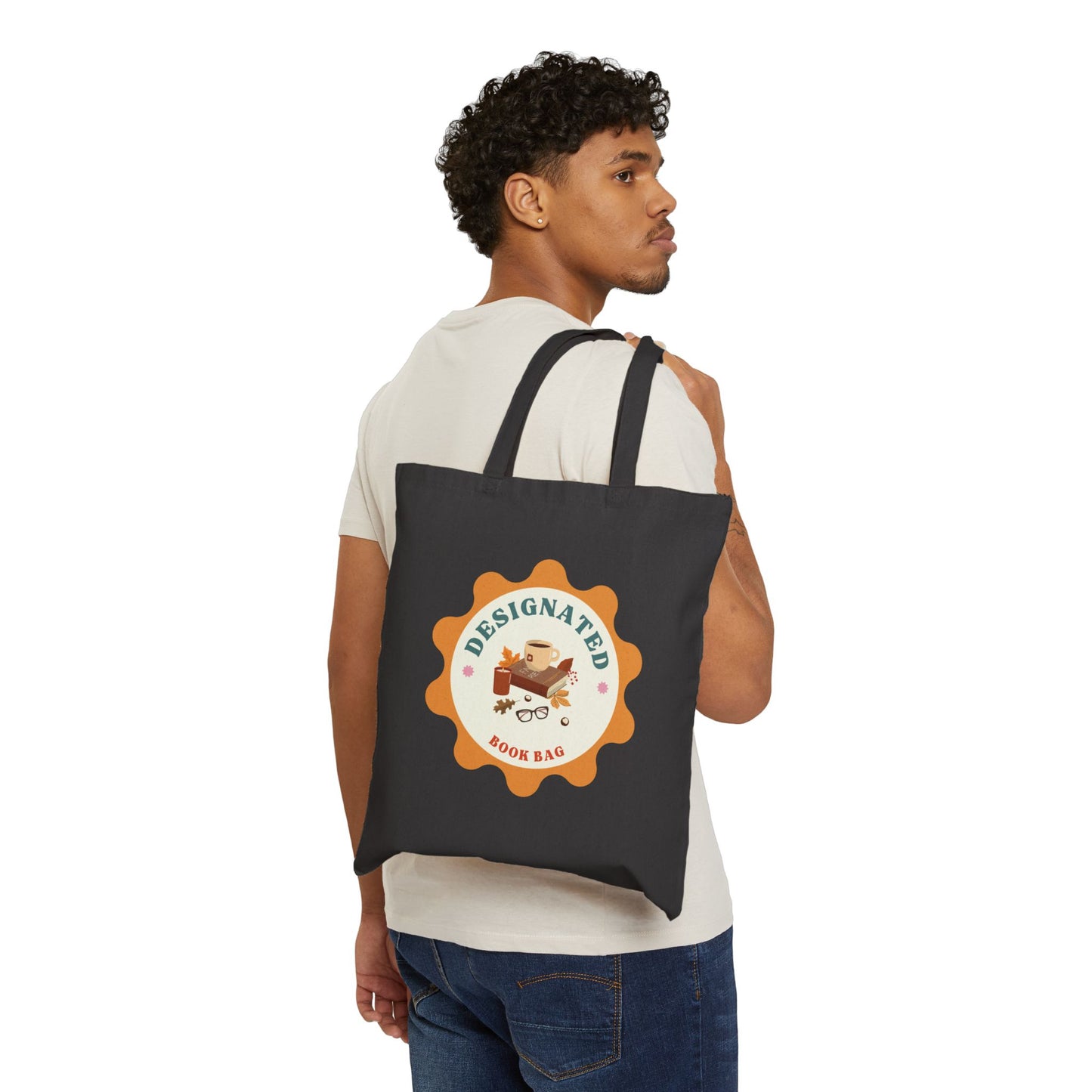 Canvas Tote Bag- Designated Book Bag